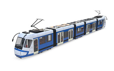 c4d电车火车高铁模型