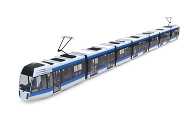 c4d火车高铁电车模型