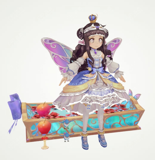 蝴蝶公主Lumikki游戏手办萝莉动漫人物模型