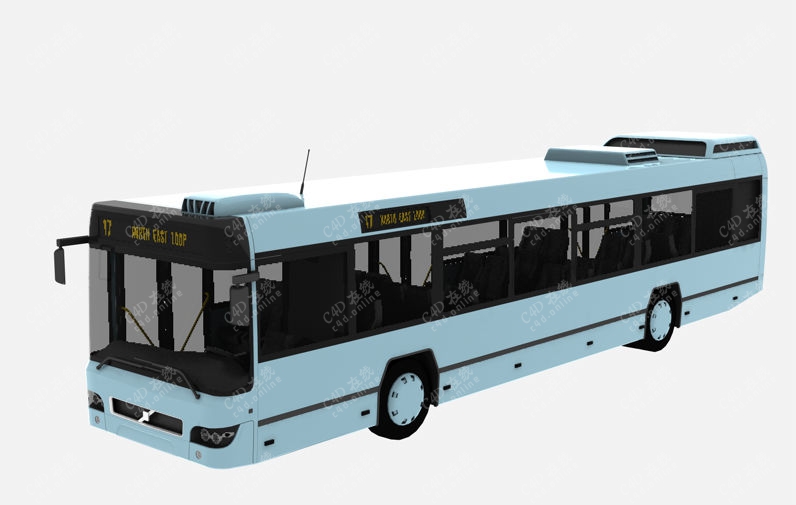 巴士公交汽车模型免费下载