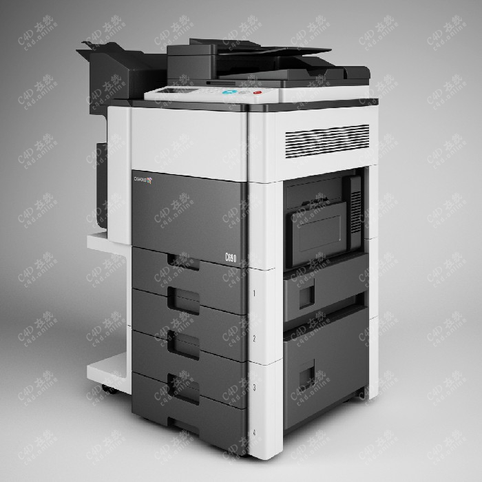 复印机打印机设备模型
