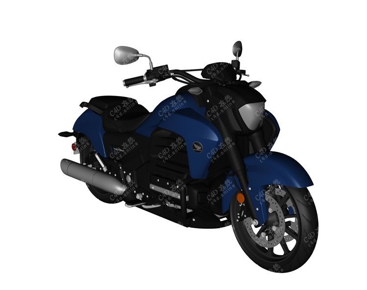 本田GL1800C摩托车机车模型
