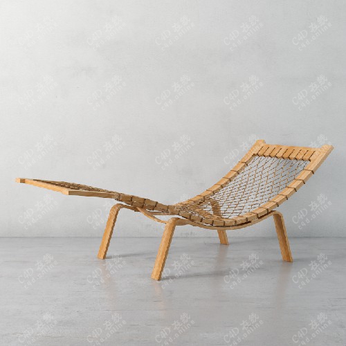 创意椅子躺椅模型