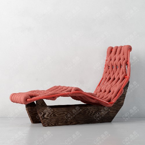 沙发躺椅模型