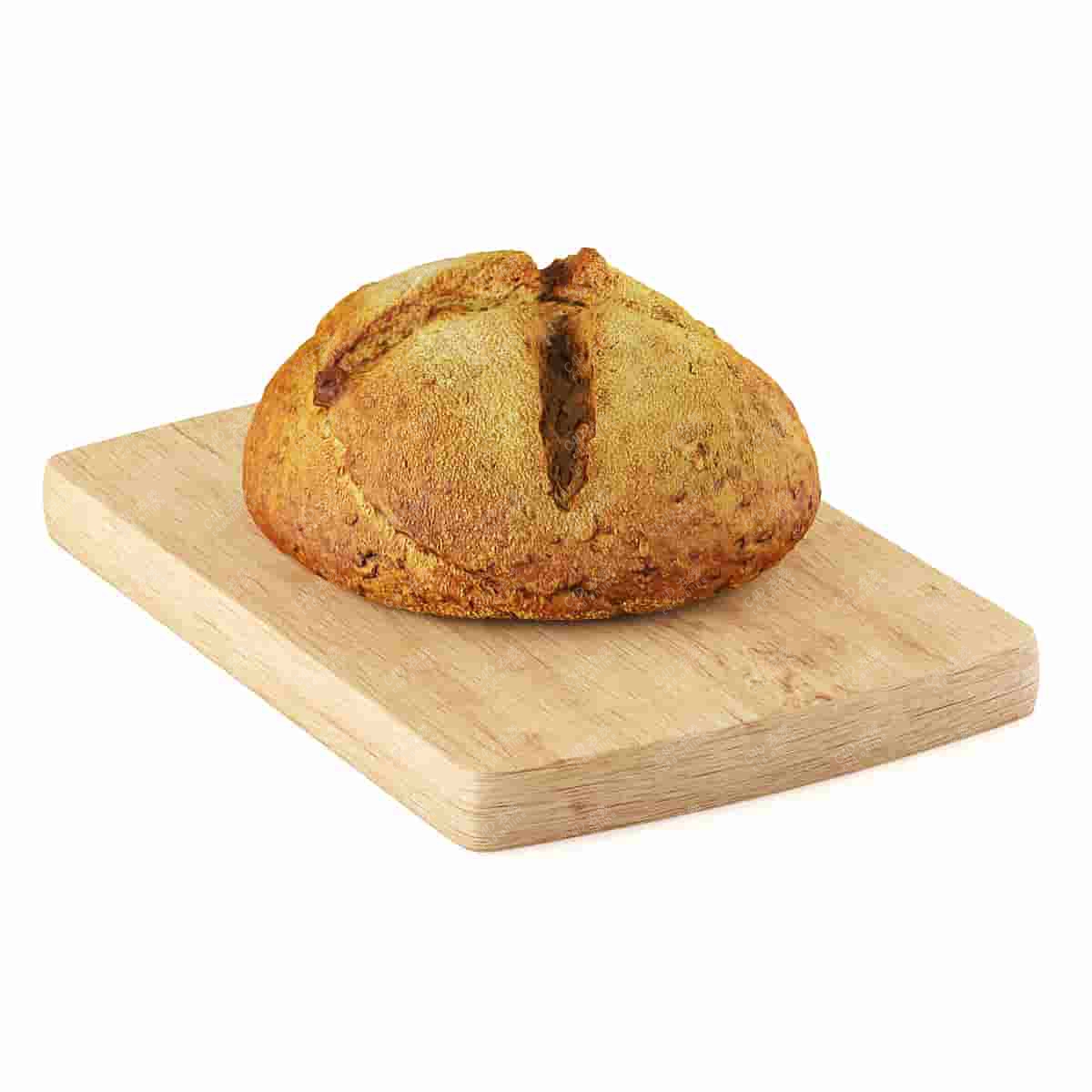 c4d黑麦面包粗粮面包模型