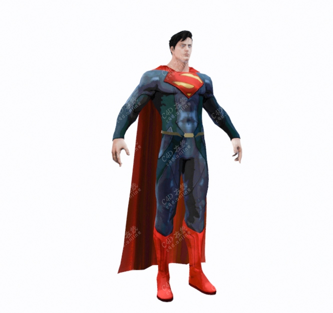超人漫威超级英雄人物模型