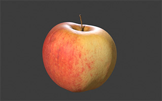 苹果平安果水果模型