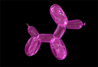 玩具气球气球狗素材模型
