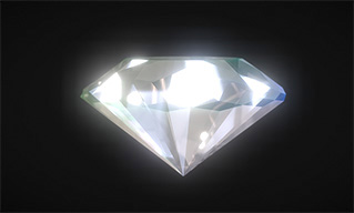 钻石珠宝首饰晶体模型