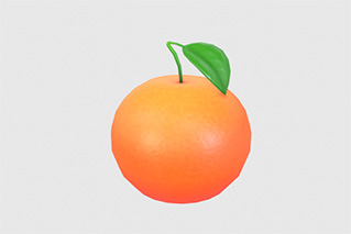 卡通橙子桔子橘子蜜桔