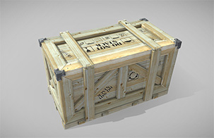 木箱货箱木头箱子