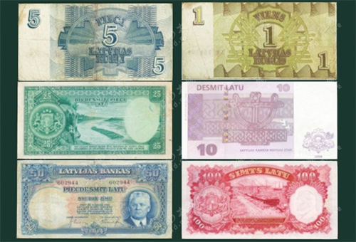 纸钞卢布货币纸币