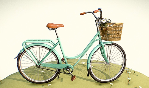 小清新单车自行车