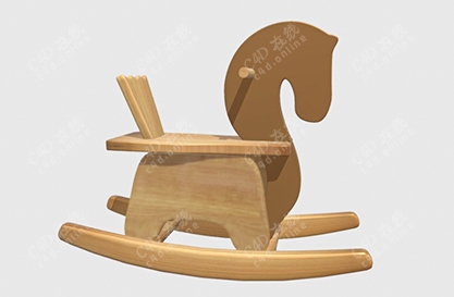 儿童玩具木马凳子摇椅