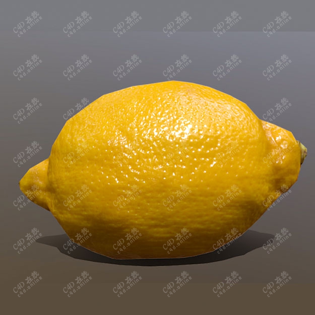 c4d新鲜柠檬水果模型
