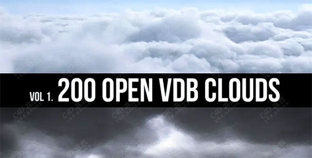200组VDB云朵模型