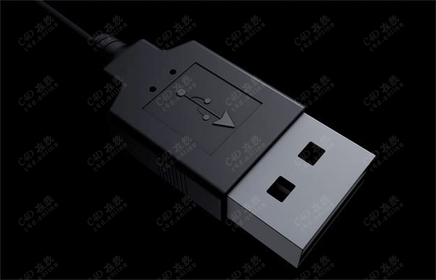 c4d数据线USB插头