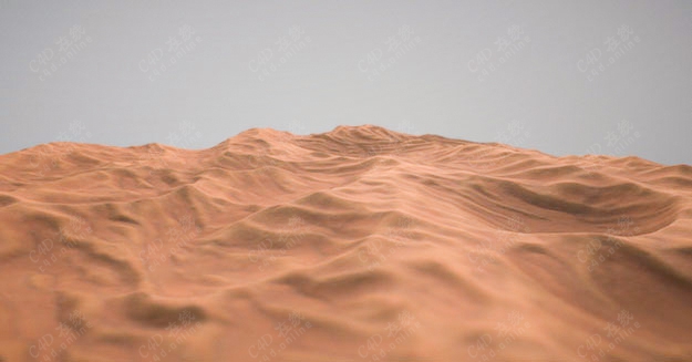 c4d沙漠沙丘地形地貌