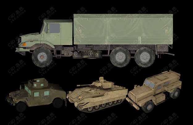 战争运输车辆坦克卡车