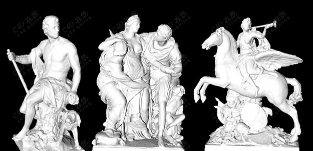 希腊神话人物石膏雕塑模型